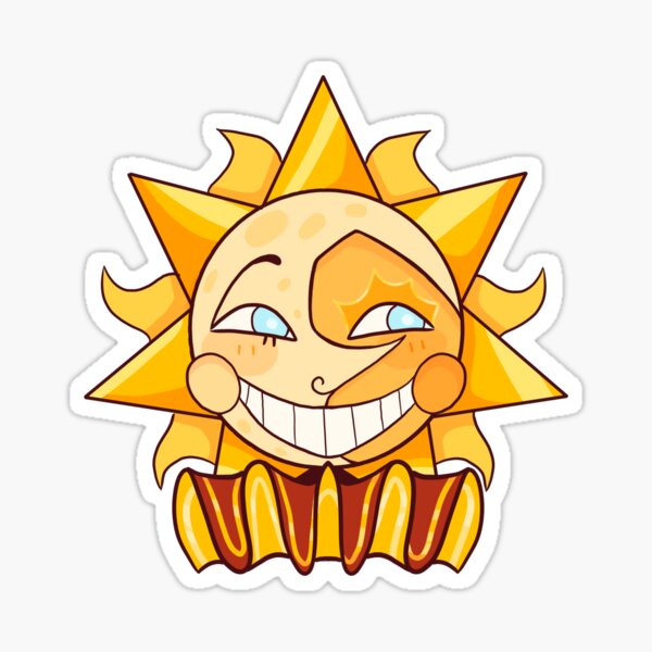 Sun & Moon Animatronics Sticker for Sale by MtnDew3301