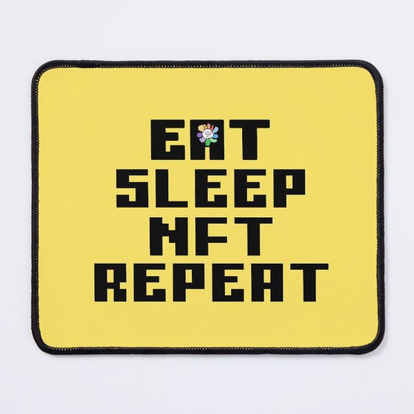 Artikelvorschau, Eat Sleep Repeat NFT Pixel Art entworfen und verkauft von iamzigzaggy.