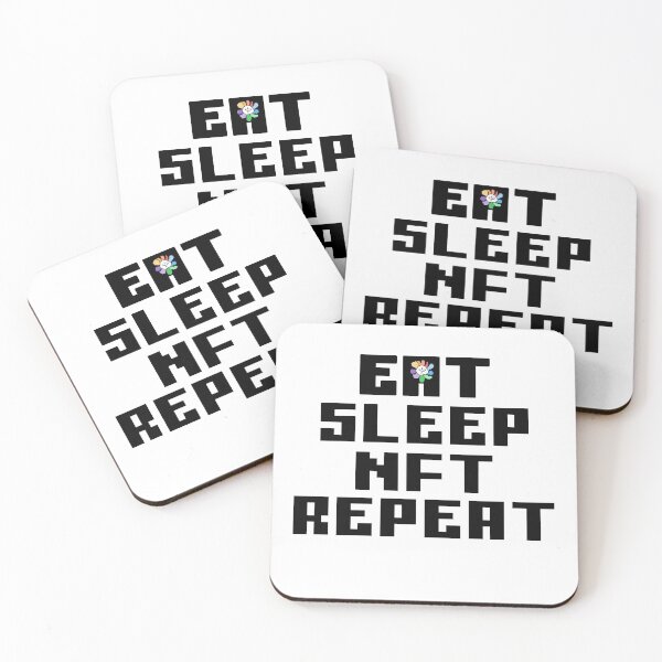Artikelvorschau, Eat Sleep Repeat NFT Pixel Art entworfen und verkauft von iamzigzaggy.