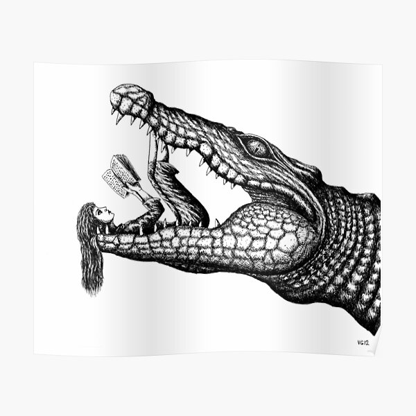 Crocodile Posters | Redbubble