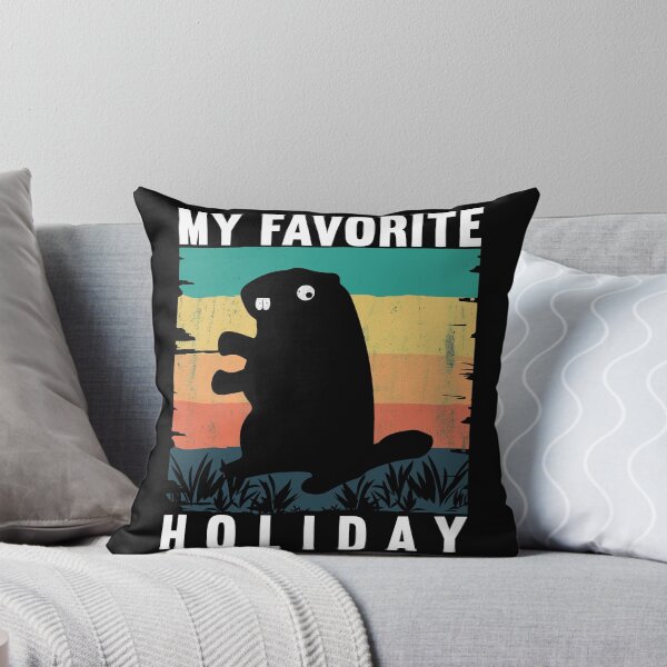 Item preview, My Favorite Holiday Ground Hog Sunset Gift Groundhog Day T-Shirt  designed and sold by KGN  CREATIVITY.