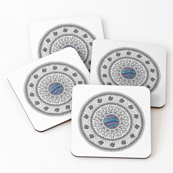 Item preview, Fluorite Lace Mandala  designed and sold by Snackpackarts.