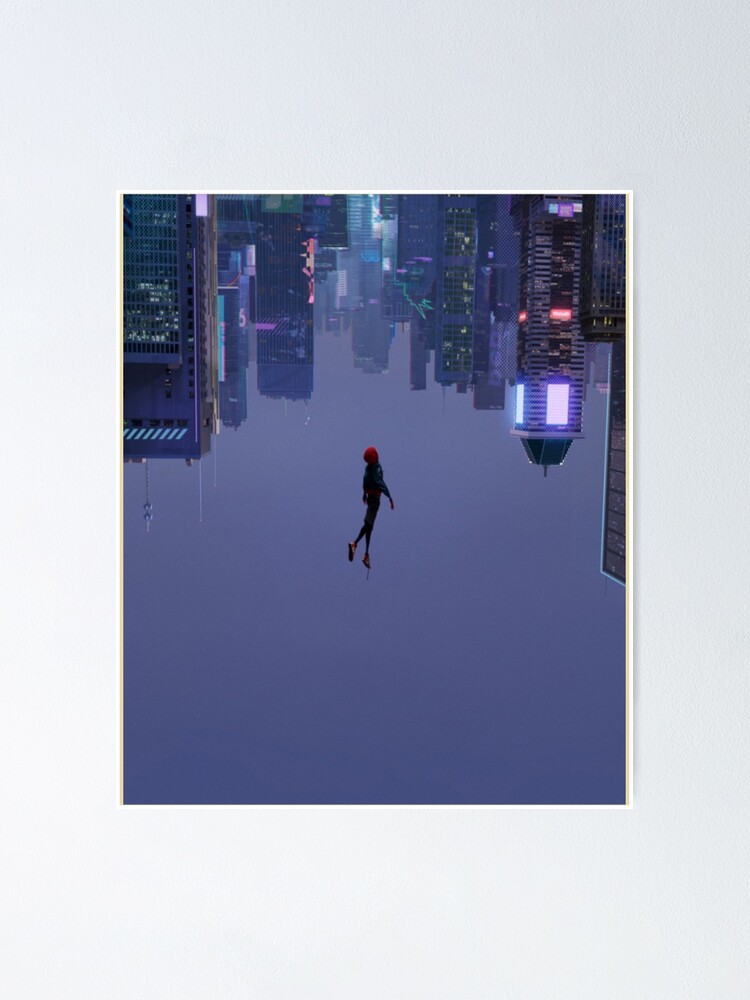 Cyberpunk/retro colour scheme edit of the popular Spiderverse