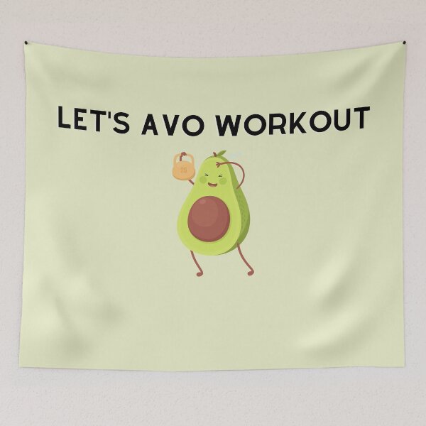 Item preview, Let's Avo Workout - Kettle Bell designed and sold by rgsblo.