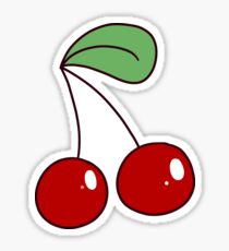 Cherries with Leaf Sticker