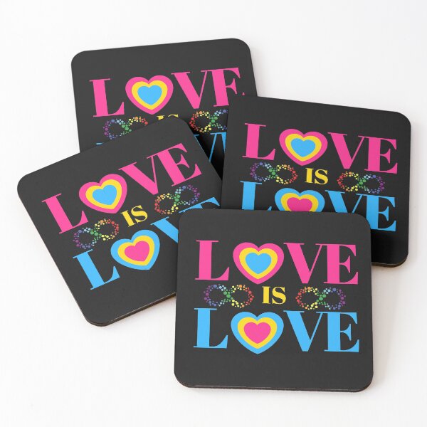 Item preview, Pansexual Pride-Love is Love-Pansexual Seamless Pattern designed and sold by Spiritualish.