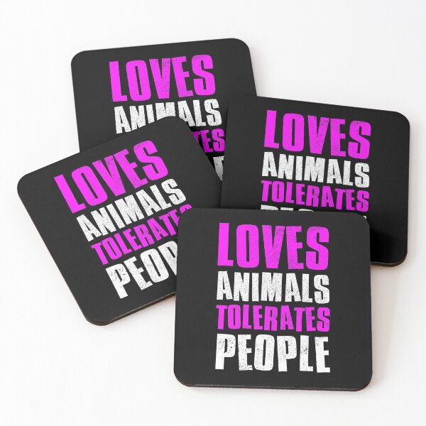 Item preview, Loves Animals Tolerates People designed and sold by FNStuff.