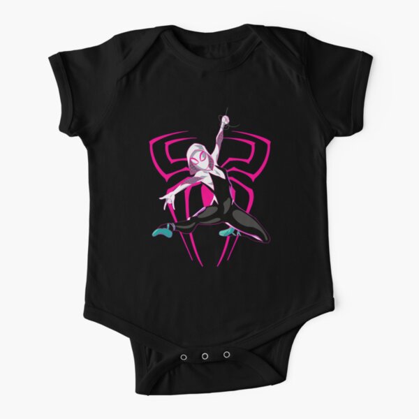 Spider Gwen    Short Sleeve Baby One-Piece