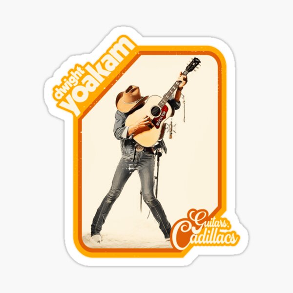 Item preview, Dwight Yoakam Guitars Cadillacs Retro designed and sold by JohnathonWalter.