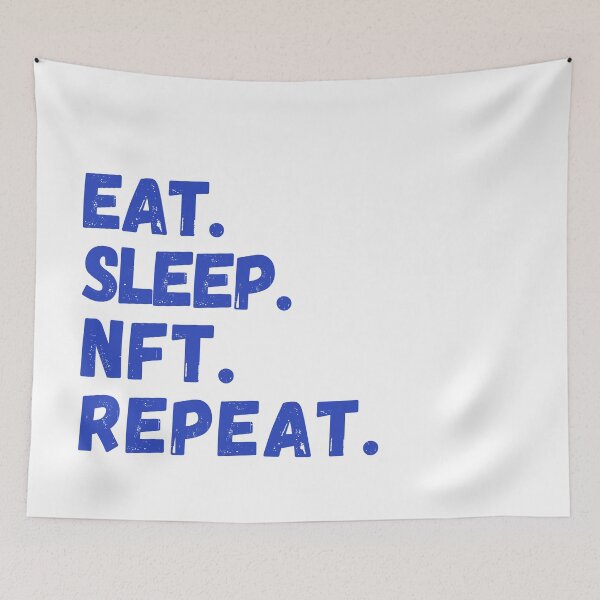Item preview, Eat Sleep NFT Repeat designed and sold by stickmeok.