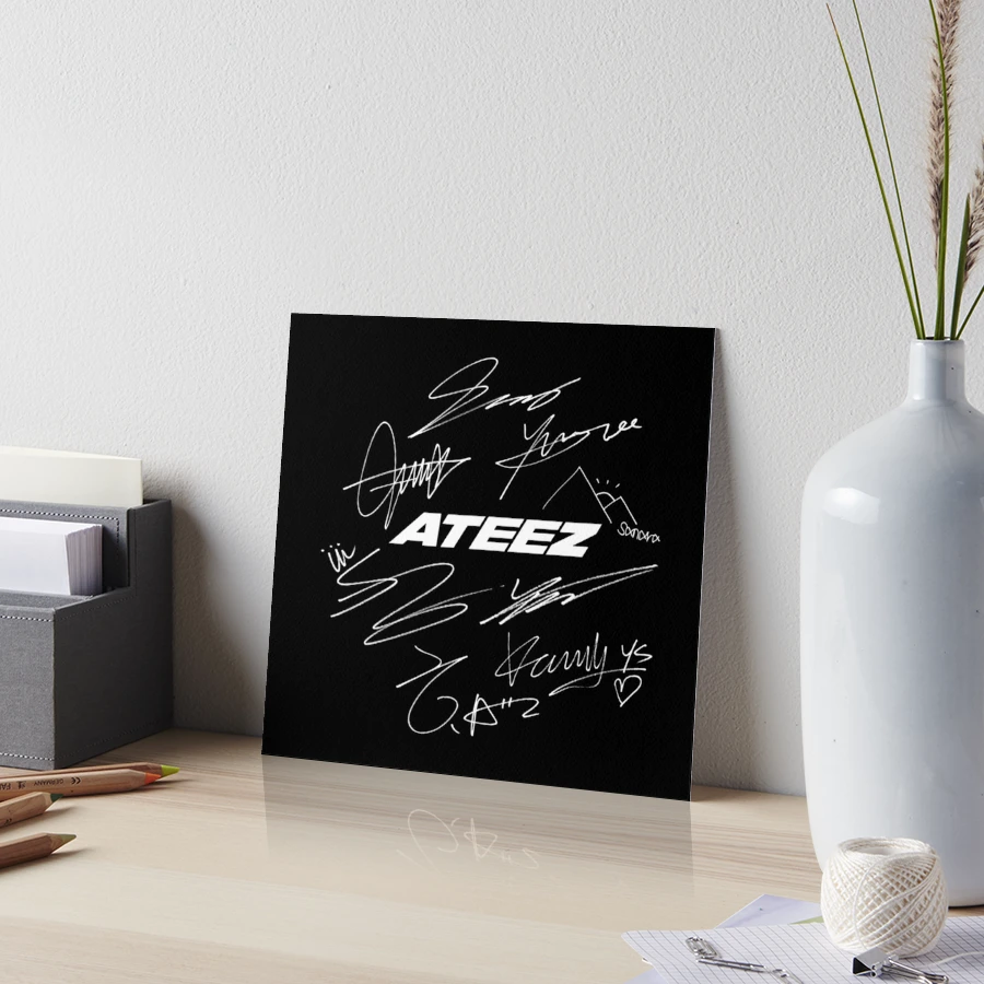 Ateez Album Autographed, Ateez Album Treasure, Ateez Signed Album