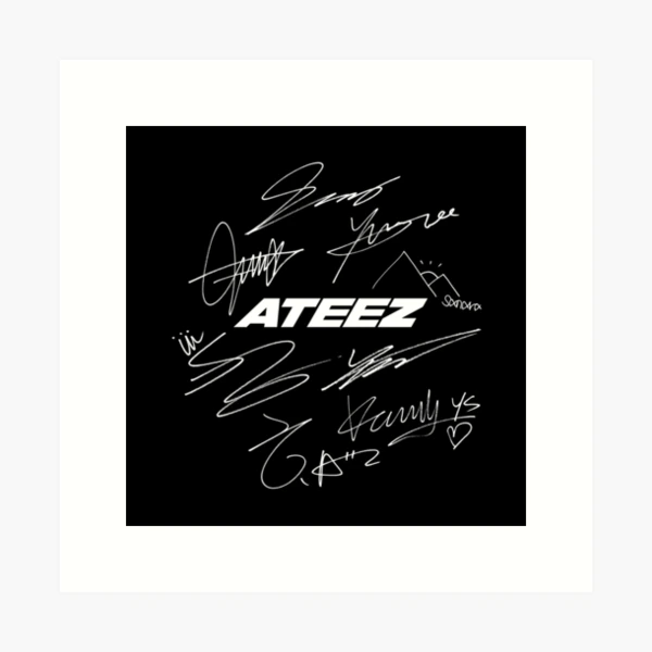 ATEEZ アチズ　ジョンホ　直筆サイン ATEEZ アチズ ジョンホ サイン サイン入り ポラ