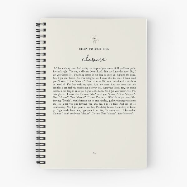 Item preview, Closure Lyrics designed and sold by queseraseraa.