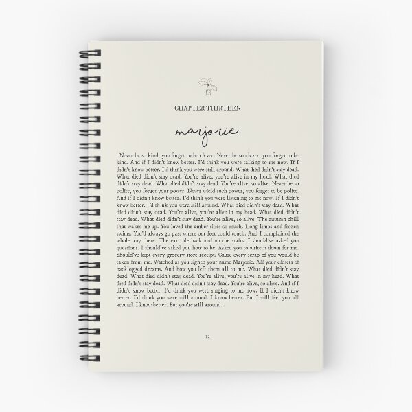 Item preview, Marjorie Lyrics designed and sold by queseraseraa.