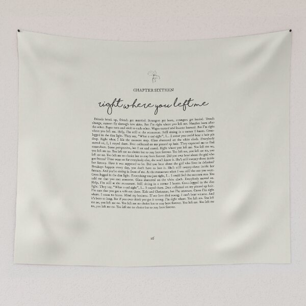 Item preview, Right Where You Left Me Lyrics designed and sold by queseraseraa.