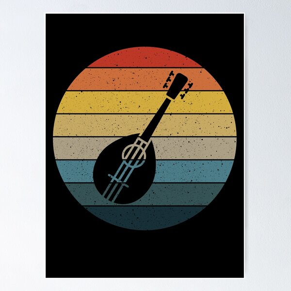 Item preview, Retro Mandolin Instrument  designed and sold by MobertsonArt.