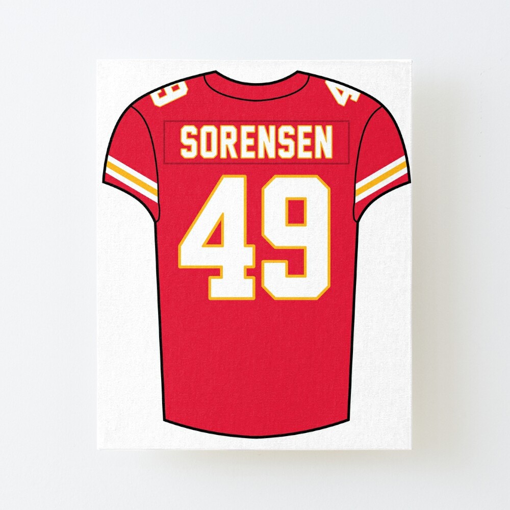 Chris Jones Home Jersey Sticker for Sale by designsheaven