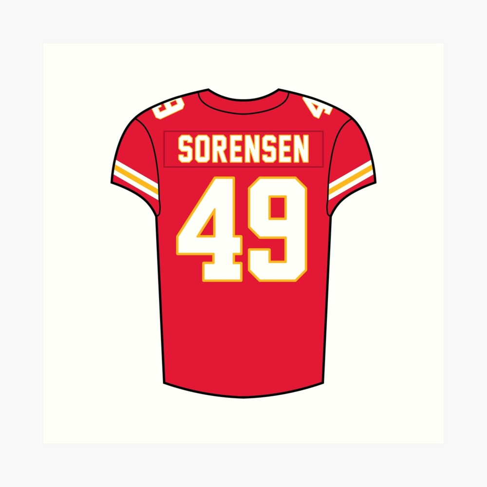 Priest Holmes Away Jersey Sticker for Sale by designsheaven