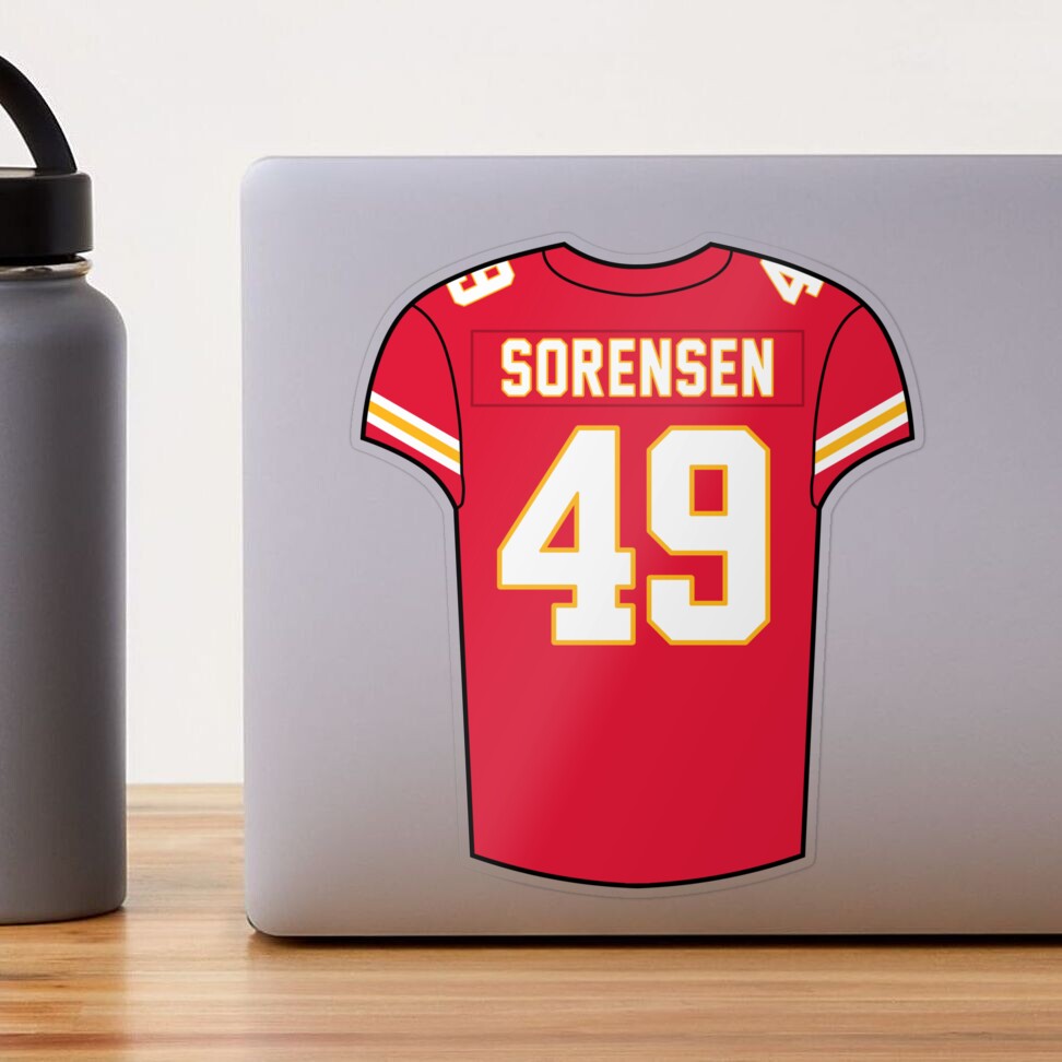 Daniel Sorensen Away Jersey Sticker for Sale by designsheaven