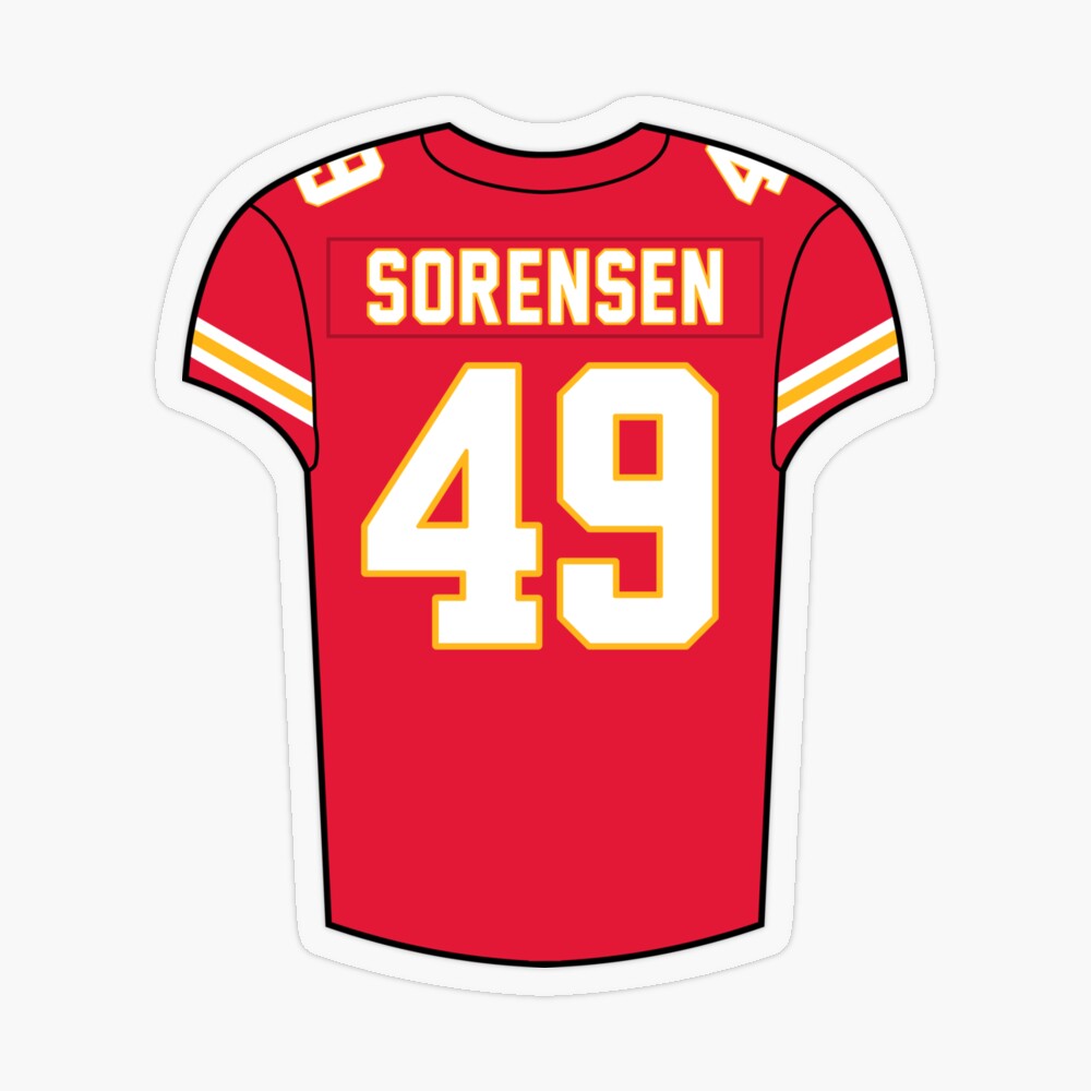 Daniel Sorensen Away Jersey Sticker for Sale by designsheaven