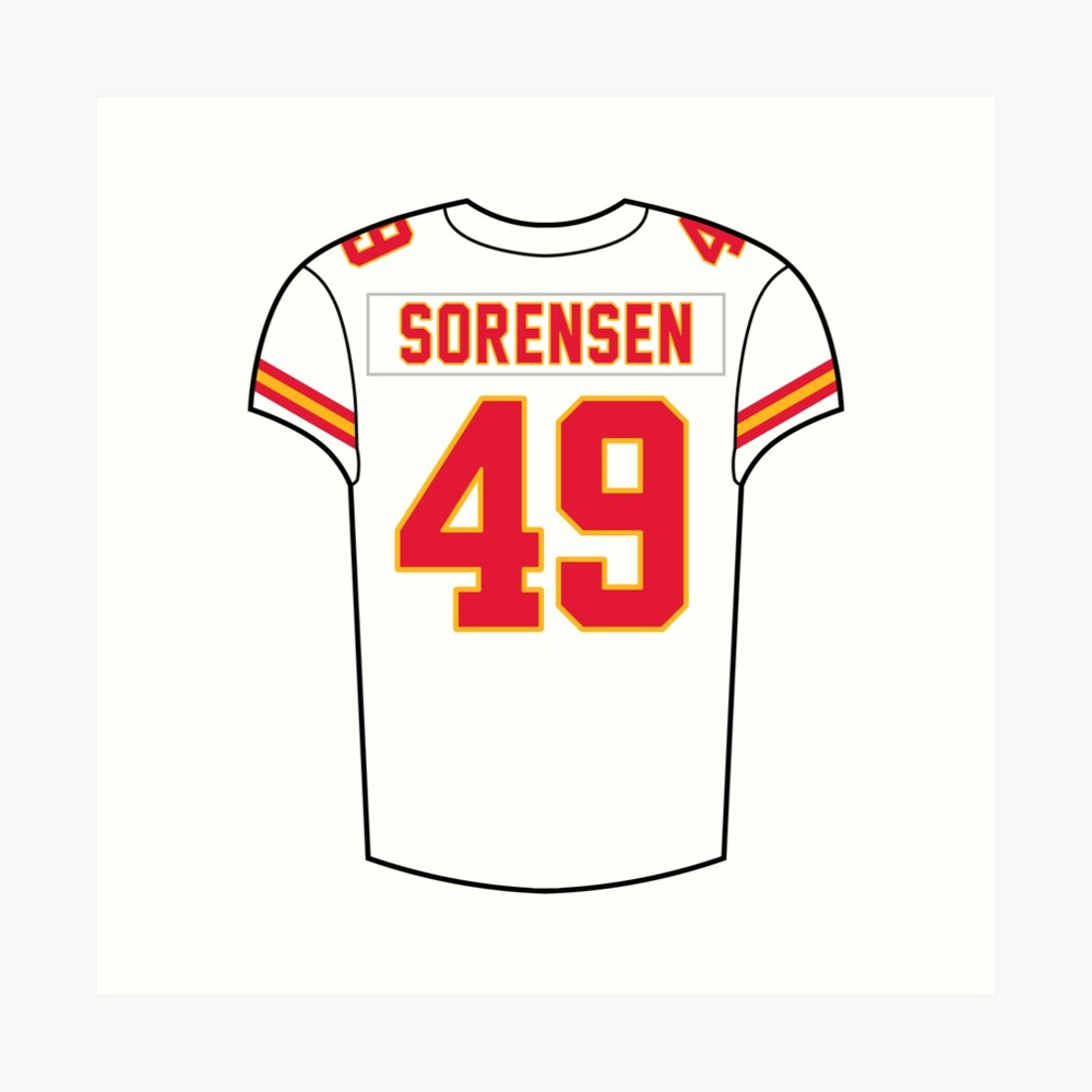 Daniel Sorensen Away Jersey Sticker for Sale by designsheaven