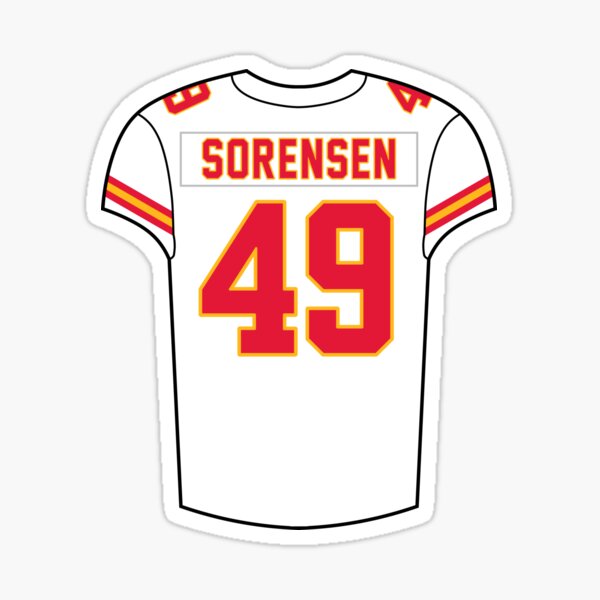 Daniel Sorensen Away Jersey' Sticker for Sale by designsheaven