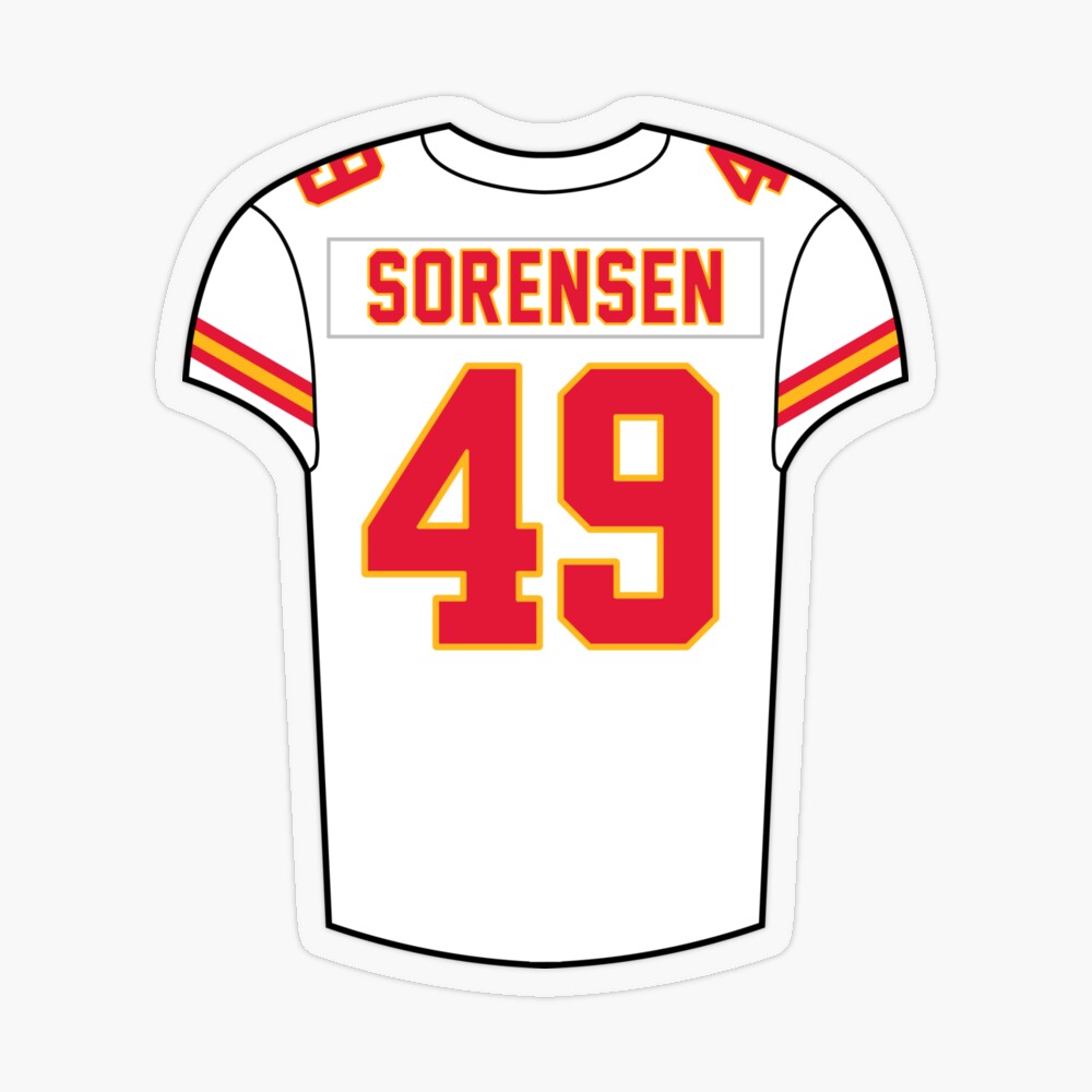 Derrick Thomas Home Jersey Sticker for Sale by designsheaven