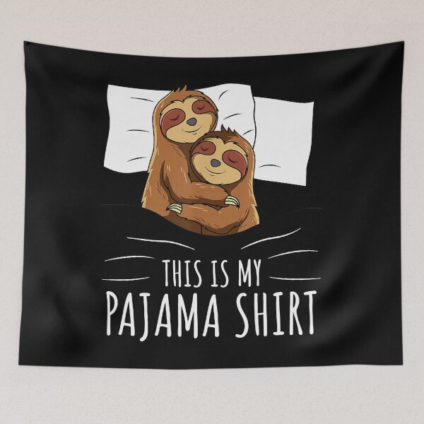 Item preview, Sleeping Sloth This Is My Pajama designed and sold by andrewbrian.