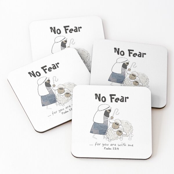 Item preview, Christian Design - No Fear, Shepherd in Blue Denim - Psalm 23 designed and sold by simplydesignart.