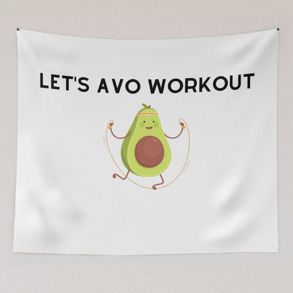 Item preview, Let's Avo Workout - Jump Rope 2 designed and sold by rgsblo.