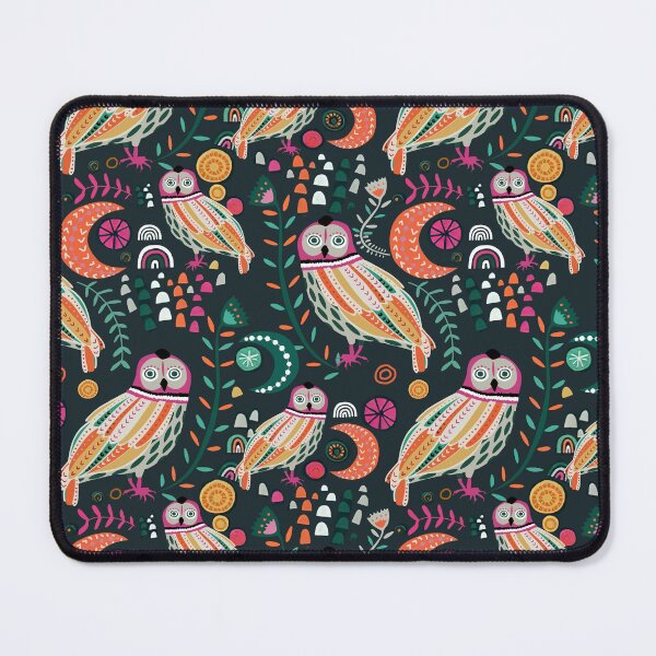 Item preview, Colorful Owl Embroidery Art designed and sold by MobertsonArt.