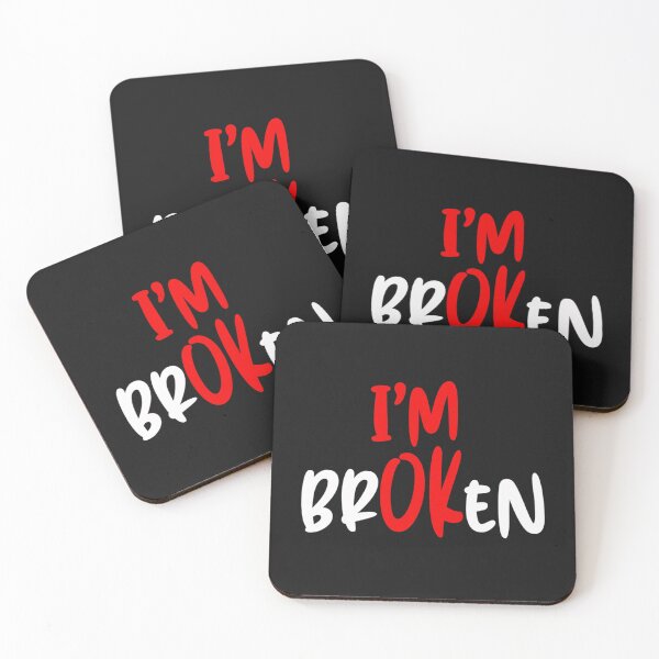 Item preview, I'm Ok - I'm Broken Invisible Illness T Shirt designed and sold by Anthony-Wilson.