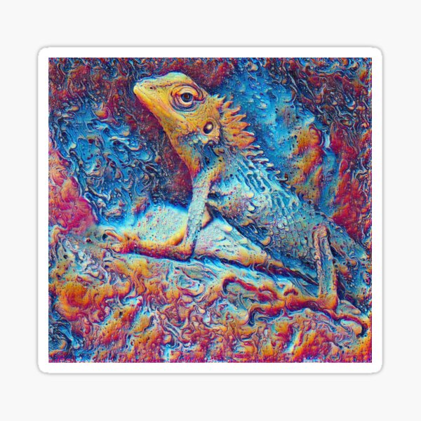 Melty Lizard Sticker