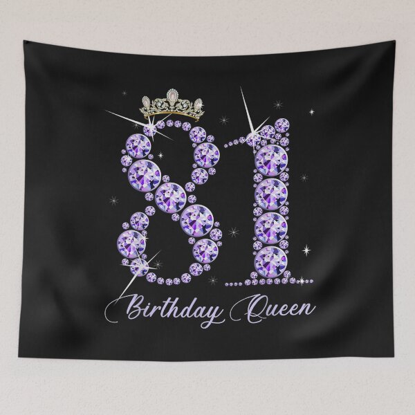 Item preview, 81 Year Old Its My 81st Birthday Queen Diamond Heels Crown T-Shirt designed and sold by Anthony-Wilson.
