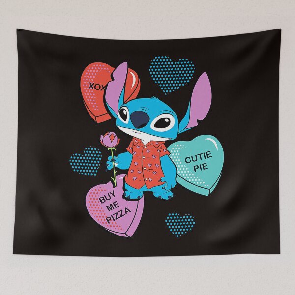 Item preview, Cute Stitchs Happy Valentine Day designed and sold by HostetlerRonald.