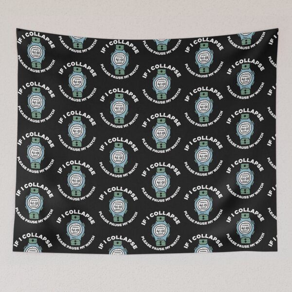 Item preview, If I Collapse-Please Pause My Watch-Funny gift for Runners designed and sold by BRtisticDesigns.
