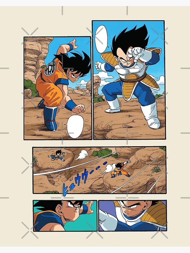 Goku and Gohan Manga Art Board Print for Sale by SenorFiredude