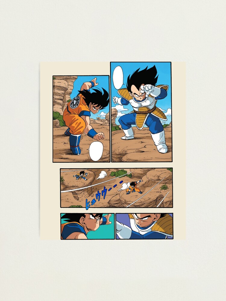 Goku and Gohan Manga Sticker for Sale by SenorFiredude