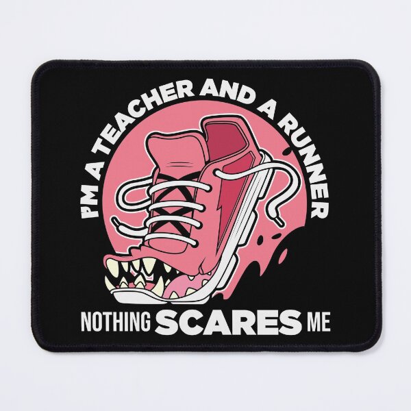 Item preview, I'm A Teacher & A Runner-gift idea for teachers who run designed and sold by BRtisticDesigns.