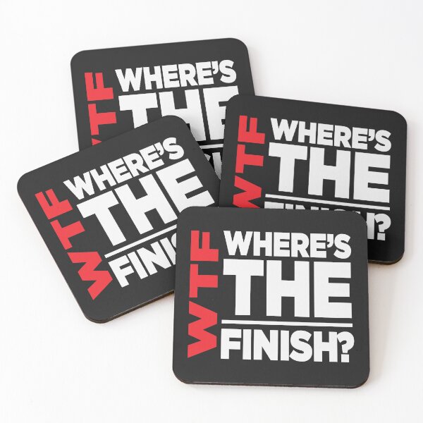 Item preview, WTF-Where's The Finish Line-Gift for Marathon Runners designed and sold by BRtisticDesigns.