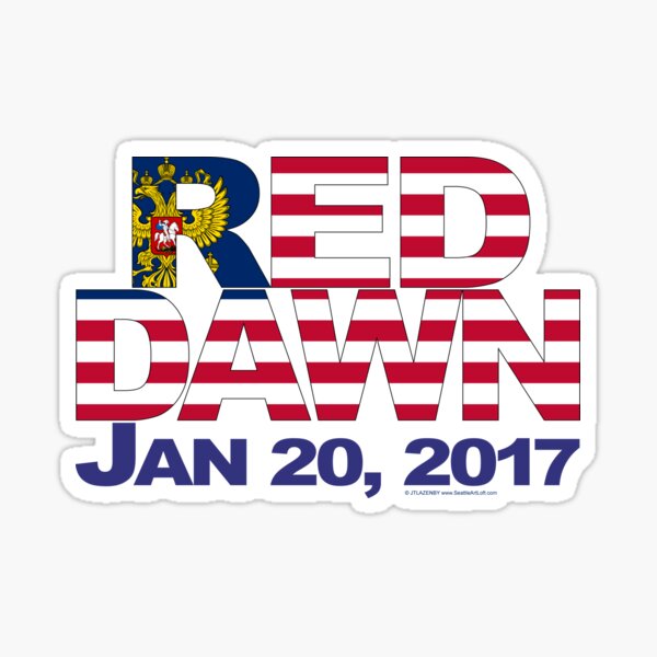 Red Dawn Sticker