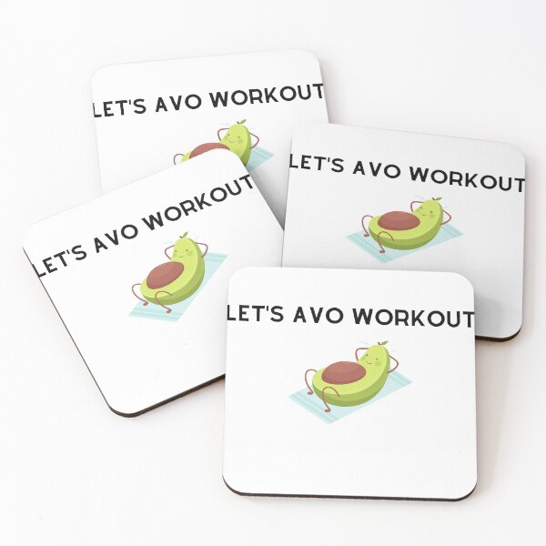 Item preview, Let's Avo Workout - Crunches designed and sold by rgsblo.