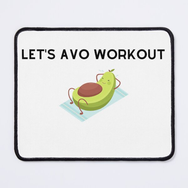 Item preview, Let's Avo Workout - Crunches designed and sold by rgsblo.