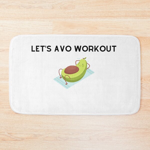 Item preview, Let's Avo Workout - Crunches designed and sold by rgsblo.