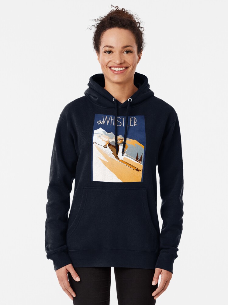 Ski Whistler Shirt-Retro Vintage Whistler, 2024 BC Sweatshirt