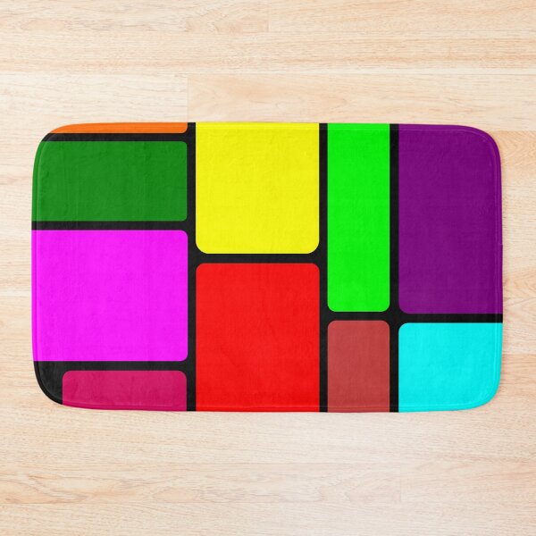 Item preview, Colorful geometric pattern with black background designed and sold by Md Rashid  Hasan.