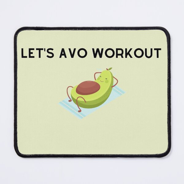 Item preview, Let's Avo Workout - Crunches designed and sold by rgsblo.