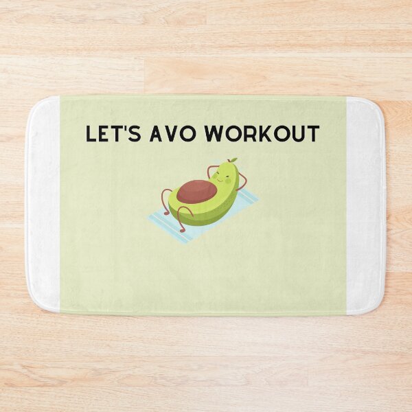 Item preview, Let's Avo Workout - Crunches designed and sold by rgsblo.