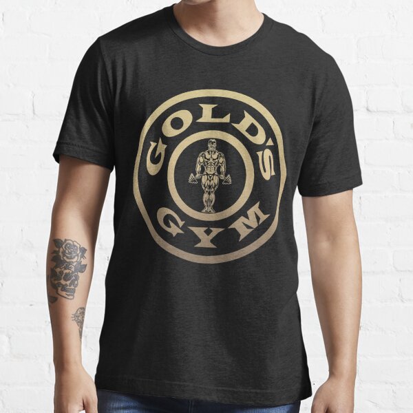 Golds Gym Printed Vintage Style T-Shirt - Army Marl – Urban Gym Wear