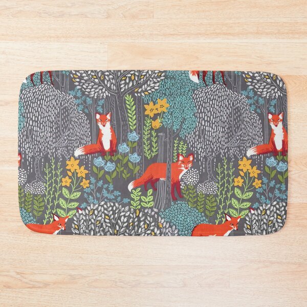 Item preview, Foxes Forest On Gray designed and sold by Mnightsa.
